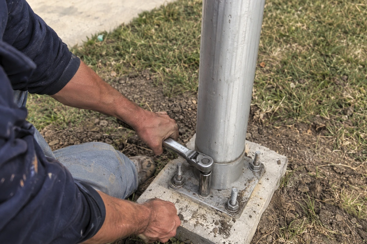 Flagpole installation and repair contractor